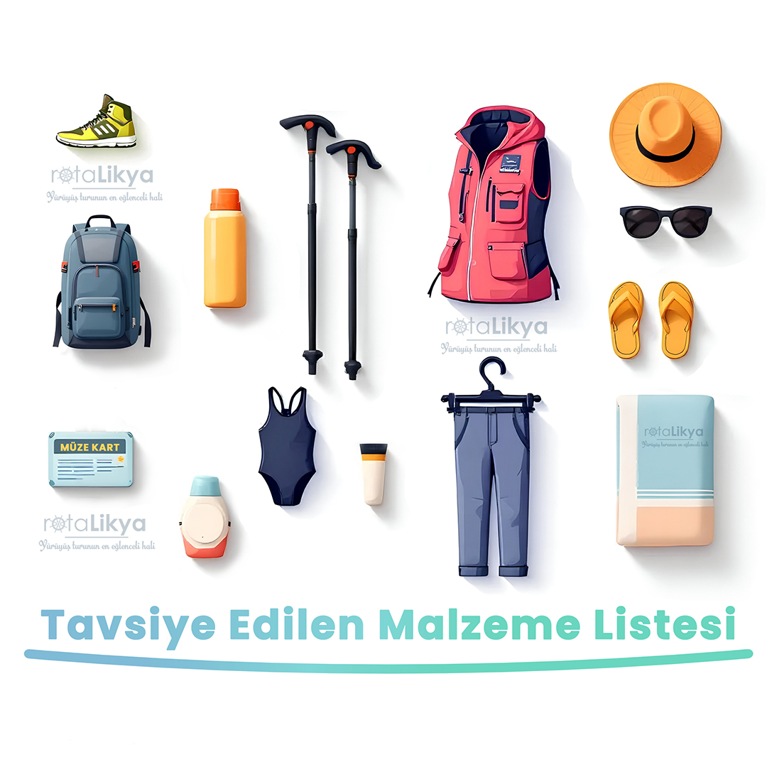 Likya Yolu Yürüyüş Turu İçin Tavsiye Edilen Malzemeler ve Hazırlık Rehberi | Fethiye Likya Turu